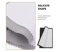 Zerodeko Panno per la Pulizia di Gioielli in Argento 2 Pezzi a 4 Strati Panno Lucidante per Orologi Occhiali e Monete Detergente Senza Liquidi per Pulizia Profonda e Cura di Superfici