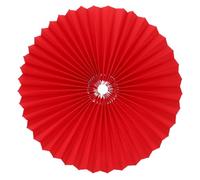 Zerodeko Paralume per Lampada da Tavolo, Stile Rustico Rosso | Accessorio per Lume Comodino e Camera da Letto, Struttura in Ferro, Uso Domestico, Look Gradevole