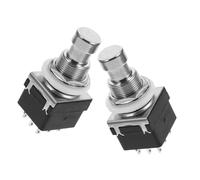 Zerodeko Pedale Commutatore per Effetti Chitarra e Basso 2 Pezzi, Interruttore a Pedale Resistente Compatibile Vari Modelli, per Esibizioni e Uso Domestico Colore Casuale