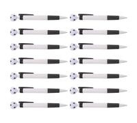 Zerodeko Penna a Sfera 12 Pezzi Creativa Calcio in Plastica | Scuola e Aula, Impugnatura Confortevole, Scrittura Fluida, per Bomboniere Sportive