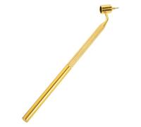 Zerodeko Pennarello per Ritocchi Vernice Auto Oro, Punta 0,3mm in Metallo | Applicazione Precisa, Design Fluido, Applicazione Versatile, per Proprietari di Auto e Lavori di Correzione