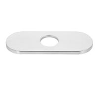 Zerodeko Piastra Copriforo Rubinetto Monoforo in Acciaio Inox 201 Resistente alla Corrosione, Accessorio Bagno e Cucina, Copertura Foro Lavandino Pratica e Decorativa, 1 Pezzo