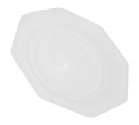 Zerodeko Piatto da Portata in Vetro Bianco per Frutta e Dessert, Semplice | Superficie Liscia, Uso Sicuro, per Catering e Famiglia, Stile Essenziale, Adatto per Trattare gli Ospiti