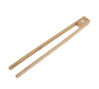 Zerodeko Pinza Magnetica in Bambù Riutilizzabile da 22cm per Servire Pane e Formaggio in Cucina con Impugnatura Antiscivolo e Design Compatto