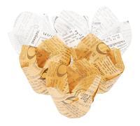 Zerodeko Pirottini per Cupcake Forma Tulipano 100 Pezzi in Carta Resistente Alta Temperatura Antideformazione per Cucina e Caffè Accessori Torta Pratici e Versatili Stile Stili multipli