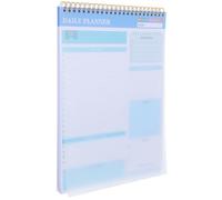 Zerodeko Planner Settimanale Non Datato A4 Doppia Spirale, Blocco Note per Agenda Giornaliera e Quaderno di Lavoro, 52 Pagine per Organizzazione Attività e Lista Cose fare Quotidiane,
