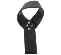 Zerodeko Porta Fodero in Pelle Pu Nero Cintura Medievale, Accessorio Pratico per Costume e Performance Sceniche, Supporto per Fodero da Combattimento