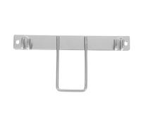 Zerodeko Porta Sacchetti la Spesa in Ferro Argento, Dispenser Pratico e Versatile per Supermercato e Banco Cassa, Facile da Installare e Organizzare lo Spazio