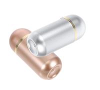 Zerodeko Portapillole Portatile da Viaggio 10 Ml Set 2 Pezzi Flaconi Sigillati per Capsule e Polveri Piccoli Contenitori Multiuso per Medicinali Casa Ufficio