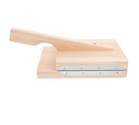 Zerodeko Pressa per Pasta per Gnocchi in Legno Stampo in Acciaio Inox per Impasto, Utensile Pratico per Involtini e Ravioli, Attrezzo da Cucina per Preparazione Rapida e Casalinga