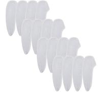 Zerodeko Protezione per Punte da Taglio 30 Pezzi, Copertura Plastica Bianca per Coltelli da Cucina, Manicotti Protettivi Leggeri per Uso Domestico, Accessori Cucina per Sicurezza