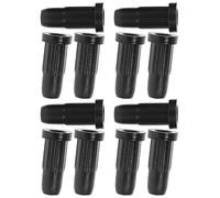 Zerodeko Protezione per Ruote Sedia 12 Pezzi, Copertura Antiscivolo in Plastica per Piedini e Gambe, Accessorio per Sgabelli e Mobili, Adatta per Casa, Ufficio e Ristoranti