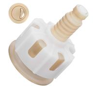 Zerodeko Pulsante di Scarico Doppia Pressione per Serbatoio Wc, Oro | ABS Rotondo, Installazione Semplice e Design Moderno, Compatibilità per Sostituzione Rapida