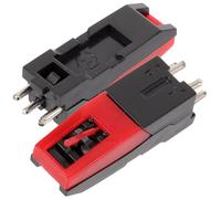 Zerodeko Puntina per Giradischi 2 Pezzi Stilo Piezoelettrico in Plastica Resistente Compatibile Fonografo e Giradischi Vinile Sostituzione Ago Facile senza Attrezzi per Appassionati di