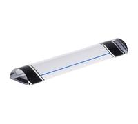 Zerodeko Righello Ingranditore Acrilico Blu, Righello con Lente per Libri e Piccoli Caratteri, Leggero e Antigraffio, per Schemi Punto Croce, Studenti e Artisti