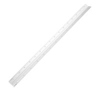 Zerodeko Righello Triangolare Multiuso in Plastica Argento, Scala Grande ad Alta Precisione, per Disegno e Progettazione Professionale