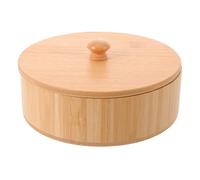 Zerodeko Rotonda con Coperchio per Insalata, Multifunzionale e Facile da Pulire, per Meal Prep e Feste Vivaci con Design Rustico e Finitura Liscia
