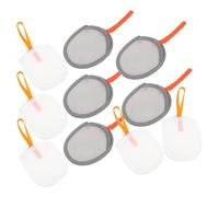 Zerodeko Sacchetti a Rete per Sapone da Bagno 10 Pezzi 5 Grigi 5 con Schiuma Potenziata Sacchetto Esfoliante per Sapone da Doccia e Viso per Uso Domestico e Viaggi