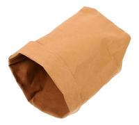 Zerodeko Sacchetti in Carta Kraft Marroni Resistenti All'olio Spessore Uniforme per Frutta e Alimenti, per Dispense e Confezioni Regalo