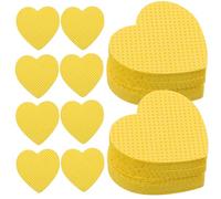 Zerodeko Salviette Struccanti per Unghie in Gel 200 Pezzi a Forma di Cuore, Morbide e Monouso per Extension Ciglia e Rimozione Smalto, Portatili per Salone e Viaggi