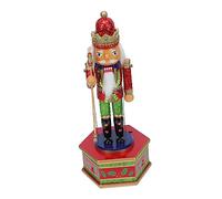 Zerodeko Scatola da 1 Pz Carillon Meccanismo Musicale Costume Macchina Operazione Schiaccianoci Scatole Decorative Kit Adornano Lo Schiaccianoci Puzzle Arredamento Rosso Cotone