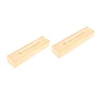 Zerodeko Scatola Da 2 Pezzi Scatola in Legno Per Test Di Gravidanza Caso Di Annuncio Di Gravidanza Custodia Annuncio Di Gravidanza a Sorpresa Beige Di Legno