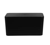 Zerodeko Scatola Portacavi in Plastica Nera Piccola Scatola di Gestione dei Cavi per Casa e Ufficio Organizer Cavi Dati Design Compatto per Scrivania Ordinata