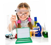 Zerodeko Scatola Portaoggetti per Vetrini da Microscopio in Plastica Trasparente con Contenitore per Diapositive con Slot Organizzati Custodia Resistente per Vetrini da Biologia per Uso