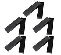 Zerodeko Scatole Porta Penne Design Elegante e Semplice Confezione 5 Pezzi in Carta Nera, Custodia Protettiva ed Ecologica come Regalo per Studenti