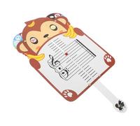 Zerodeko Schede Musicali per Principianti a Forma di Scimmia, Tavoletta Didattica Portatile per Teoria Musicale, Set di Flashcard Sul Ritmo per Studenti e Insegnamento a Casa e Scuola