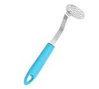 Zerodeko Schiacciapatate Manuale Acciaio Inossidabile con Impugnatura Silicone Antiscivolo Resistente Al Calore Design Cavo per Schiacciatura Facile Utensile Professionale per Purè e
