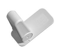 Zerodeko Serratura della maniglia della porta per bambini pomello della porta a prova di bambino maniglia a leva per serrature per bambini serratura per bambini vedere bianca