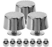 Zerodeko Set 10 Pezzi Piedini per Borse Viti, Borchie in Lega di Zinco e Ferro, Puntali Metallici per Lavori Fai da Te su Borse e Articoli Artigianali