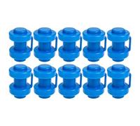 Zerodeko Set 10 Pezzi Tappi per Pali Trampolino in Plastica Coperture Protezione per Recinzione Trampolino Accessori Sicurezza Rete per Uso Giardino