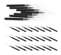 Zerodeko Set 100 Pezzi Micro Pennelli per Sopracciglia e Scovolini per Extension Ciglia Pennello Portatile per Laminazione Sopracciglia e Ciglia Strumenti Professionali per Trucco