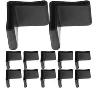 Zerodeko Set 12 Pezzi Tappi Copripiedi per Gambe Sedie Triangolari in Gomma, Protezioni per Mobili Antiscivolo, Accessori per Protezione Pavimenti e Stabilità Sedie