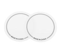 Zerodeko Set 2 Pad Protezione Batteria Insonorizzati per Pedale Singolo, Adesivi Antiusura per Pelli Tamburo, Riduzione Armonici, Compatibili Vari Modelli, Accessori per Esercizi