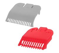 Zerodeko Set 2 Pezzi Protezioni per Tosatrice Piccole in Plastica, Pettine Guida per Taglio Chioma Professionale Fibbia Limitatrice, Accessori per Tagliacapelli per Uso Domestico