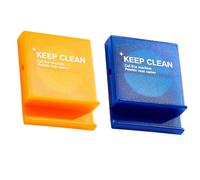 Zerodeko Set 2 Pezzi Scatola per Cavi di Ricarica Girevole, Organizer Compatto per Auricolari e Cavi Usb, Custodia Portatile in Plastica Resistente per Uso Domestico, Ufficio e Viaggi