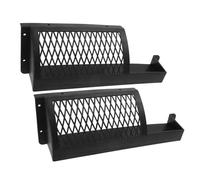 Zerodeko Set 2 Pezzi Scatola Portapalline in Plastica Nera per Calcio Balilla Contenitore Rete di Ricambio Compatibile Porta Calcio Balilla Accessori per Gioco da Tavolo e