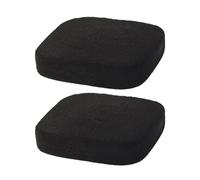 Zerodeko Set 2 Pezzi Spugne Viso in Carbone di Bambù Scatola, Spugna Detergente Viso Spessa in Pva per Rimuovere Make-up e Assorbire Sporco