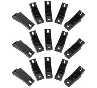 Zerodeko Set 20 Protezioni per Gambe di Sedie da Ufficio in Plastica a Forma Curva, Cuscinetti per Piedini Mobili, Antiscivolo e Protettivi per Pavimenti in Legno e Moquette