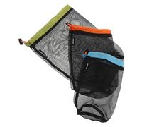 Zerodeko Set 3 Sacchi a Compressione Rete Traspirante per Zaino, Borse Portaoggetti Campeggio e Viaggi Outdoor, Regolabili S/m/l per Sacco a Pelo e Abbigliamento