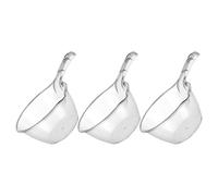 Zerodeko Set 3pezzi Mestoli in Plastico Grande Capacità Multiuso per Cucina e Bagno Mestolo per Acqua Manico per Innaffiare Piante e Uso Domestico