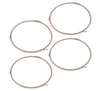 Zerodeko Set 4 Pezzi Supporto Girevole per Forno Microonde in Plastico Resistente ad Alta Temperatura e Non Deformabile, Accessori per Piatto Crisp Rotante