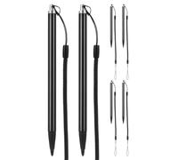 Zerodeko Set 6 Penne Stylus Resistive per Schermi Touch con Cavo Antivento in Alluminio e Rame, Design Anti-smarrimento una Scrittura Scorrevole su Dispositivi Resistivi