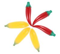 Zerodeko Set 6 Pezzi Contenitori Porta Aghi Cucito a Forma di Frutta, Mini Scatole di Immagazzinaggio Colorate in Plastica Resistente, Organizer Portautensili per Piccoli Oggetti