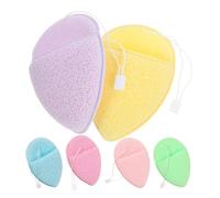 Zerodeko Set 6 Spugne per Viso Morbide e Compatte per Lavaggio ed Esfoliazione, Dischetti Detergenti Schiumogeni Multicolore per Pulizia Profonda e Uso Quotidiano in Viaggio e Bagno