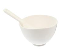 Zerodeko Set Ciotola 500ml per Maschere Viso Spatola e Applicatore, Materiale Plastico Sicuro per Uso Domestico e Salone di Bellezza, Strumenti Fai da Te per Cura Pelle e Trattamenti Spa