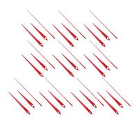 Zerodeko Set da 10 Lancette in Alluminio Rosso per Orologi da Parete Senza Cornice, Facili da Usare Design di Lunghezza Ragionevole, Adatte per Uso Personale e Orologi Artigianali